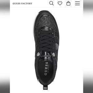 GUESS Jolie's Logo Sneakers (Black, size 7)